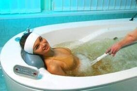 Balneotherapy for osteochondrosis of the cervical column